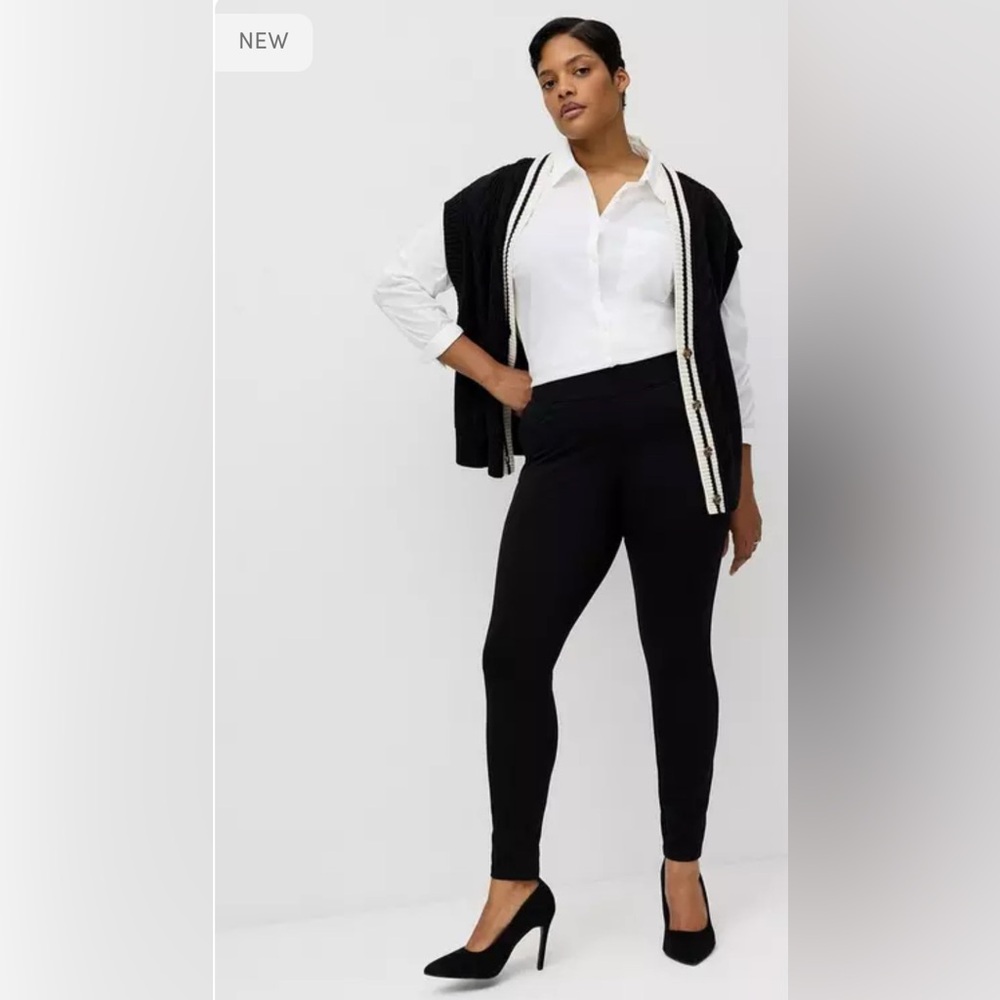 Torrid Studio Pixie Luxe Ponte Skinny Pant – Black – Size 2T